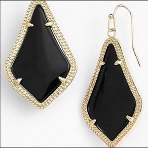 Black/Gold Alex Earrings